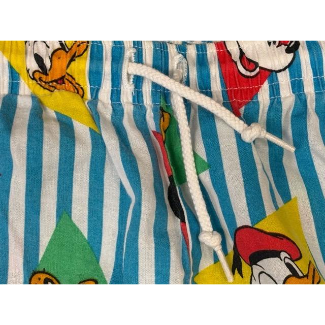 80's 90's 米国製 Mickey&Co by J.G.HOOK ビンテージ ショートパンツ ハーフパンツ 総柄 ミッキー ドナルド プルート XL [la-1889] | Disney | 03