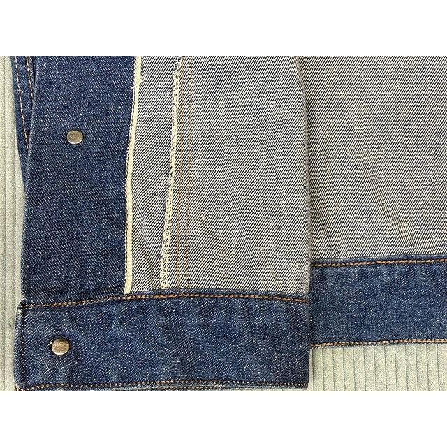 70's 米国製 MADE IN USA ビンテージ 黒タグ マーベリック maverick デニムジャケット インディゴ 左綾 44 [la-1898] | maverick | 09