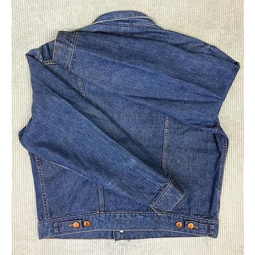 70's 米国製 MADE IN USA ビンテージ 黒タグ マーベリック maverick デニムジャケット インディゴ 左綾 44 [la-1898] | maverick | 06
