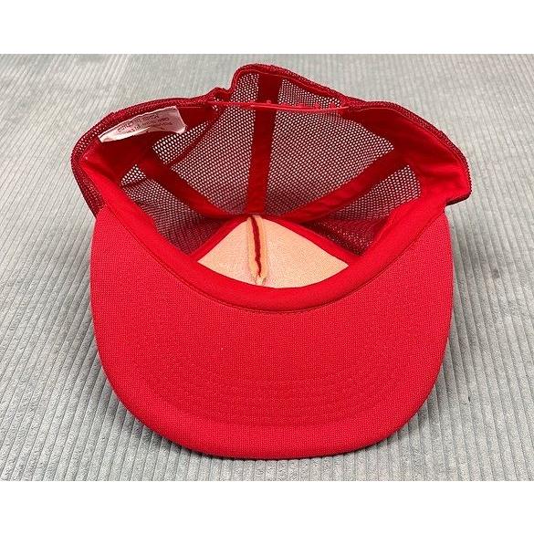 90's ビンテージ トラッカー キャップ 帽子 メッシュ マクドナルド McDonald's スナップバック 赤黄 [la-1925] | VINTAGE | 05