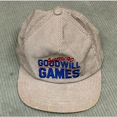 90's トラッカーキャップ 帽子 グッドウィルゲームズ Seattle '90 GOODWILL GAMES グレー コーデュロイ スナップバック [la-1928] | VINTAGE | 02