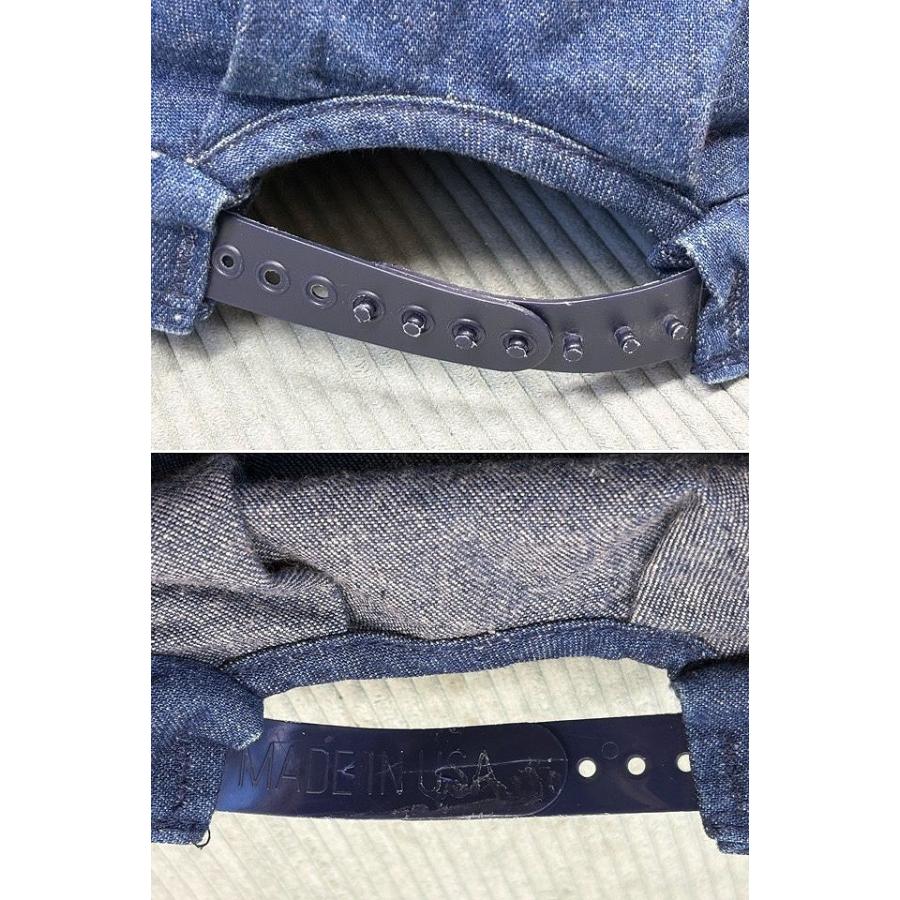 80's 米国製 ビッグスミス BIG SMITH ワークキャップ キャスケット 帽子 インディゴ デニム スナップバック [la-1930] | BIG SMITH | 07