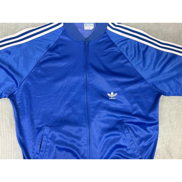 80's 米国製 ビンテージ アディダス adidas ATP KEYROLAN ジャージ スーパースタートラックトップ ブルー 青白 XL [la-1935] | Old adidas | 01
