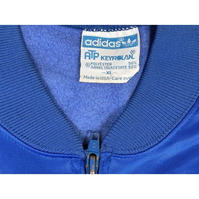 80's 米国製 ビンテージ アディダス adidas ATP KEYROLAN ジャージ スーパースタートラックトップ ブルー 青白 XL [la-1935] | Old adidas | 02