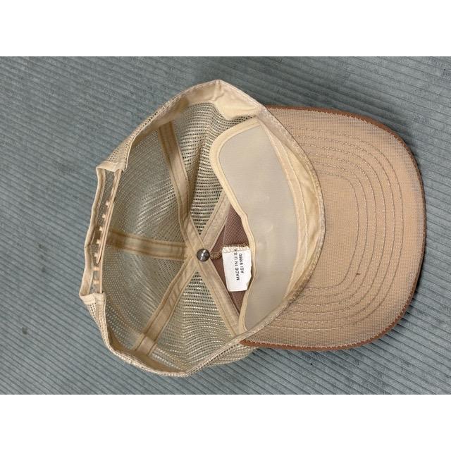 80's 米国製 メッシュ トラッカーキャップ 帽子 Ducks Unlimited ダックス・アンリミテッド スナップバック ブラウン [la-1949] | VINTAGE | 06