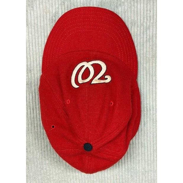 米国製 COOPERSTOWN クーパーズタウン BALLCAP ベースボールキャップ 帽子 ウールクラウン レザースベリ 赤 60 [la-1960] | Cooperstown Ball Cap(ファッション) | 03