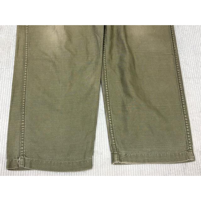 70's 米軍 us army trousers 8405-082-6611 ベイカーパンツ ファティーグパンツ OG-107 ボタンフライ 表記32x31 実寸W78 L72 [la-1968] | MILITARY | 04