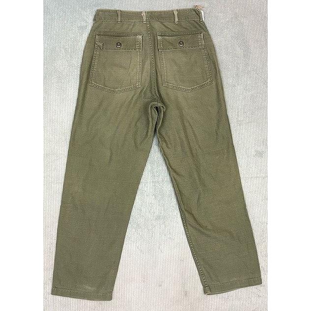 70's 米軍 us army trousers 8405-082-6611 ベイカーパンツ ファティーグパンツ OG-107 ボタンフライ 表記32x31 実寸W78 L72 [la-1968] | MILITARY | 06