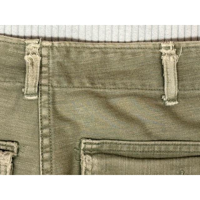 70's 米軍 us army trousers 8405-082-6611 ベイカーパンツ ファティーグパンツ OG-107 ボタンフライ 表記32x31 実寸W78 L72 [la-1968] | MILITARY | 07