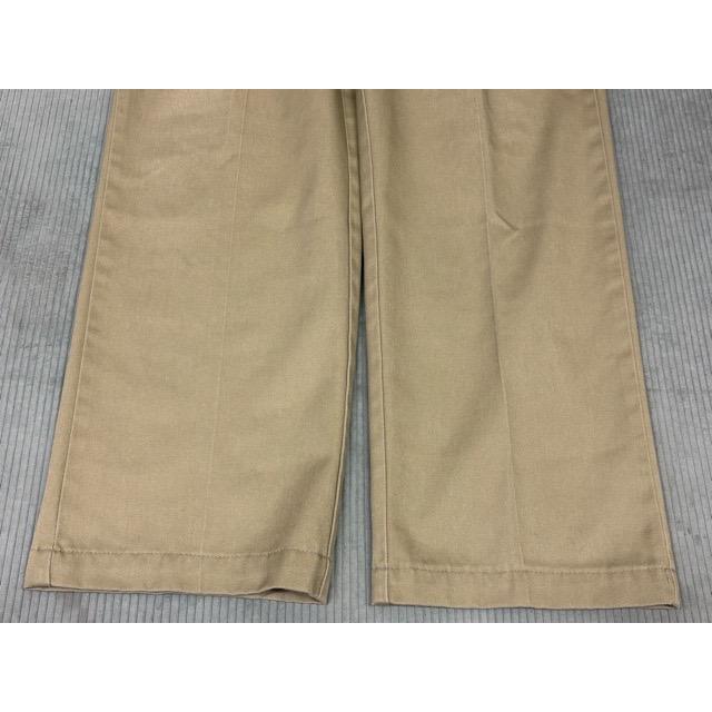 80's 米国製 ディッキーズ Dickies ワークパンツ チノパン 874 ウエスト拡張 TALONジップ タン 32x34 実寸W80 [la-1969] | Dickies | 06