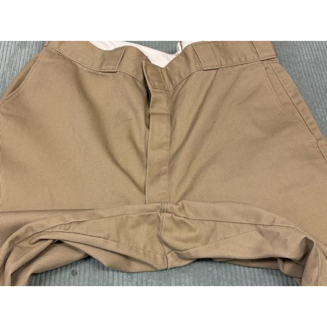 80's 米国製 ディッキーズ Dickies ワークパンツ チノパン 874 ウエスト拡張 股ガゼット ベージュ 36ｘ32 実寸W88 [la-1970] | Dickies | 03