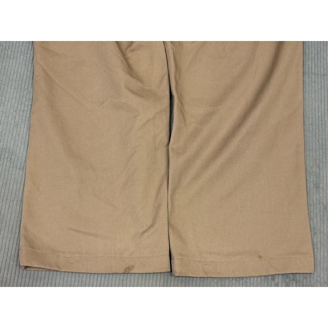 80's 米国製 ディッキーズ Dickies ワークパンツ チノパン 874 ウエスト拡張 股ガゼット ベージュ 36ｘ32 実寸W88 [la-1970] | Dickies | 09