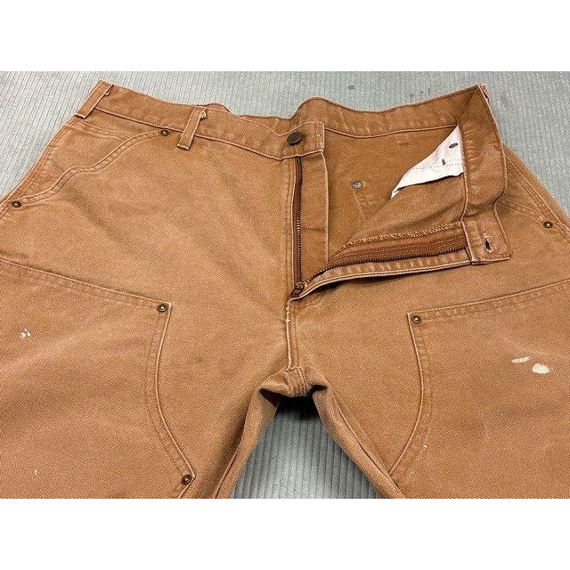米国製 2005 カーハート Carhartt ペインターパンツ ダブルニー ダック フェード BRN ブラウン 表記36x32 W93L81 [lt-0002] | Carhartt | 03