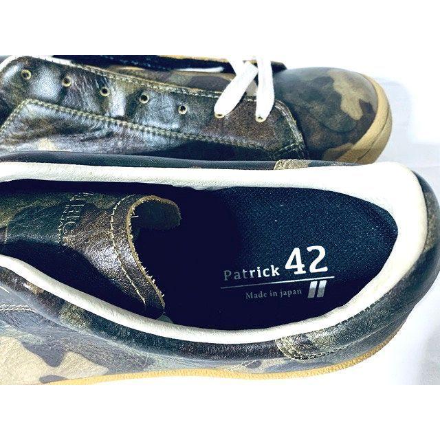 未使用 PATRICK パトリック パンチアーミー PUNCH-ARMY 525525 限定 迷彩 スムースレザー サイズ42 [M] | PATRICK | 05