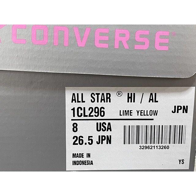 未使用 コンバース x オーラリー CONVERSE AURALEE BEAUTY&YOUTH オールスター ALL STAR HI/AL 1CL295 ライム サイズ26.5 [m-0119] | AURALEE | 07