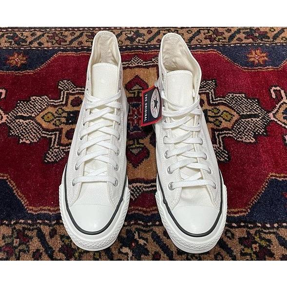 未使用 日本製 コンバース オールスター CONVERSE CANVAS ALL STAR J HI ホワイト made in JAPAN サイズ26.5 [m-0143] | CANVAS ALL STAR | 01