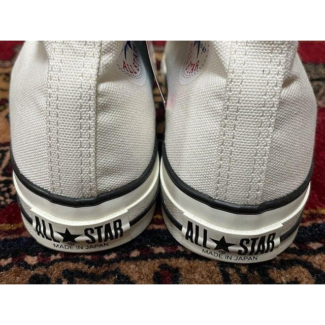 未使用 日本製 コンバース オールスター CONVERSE CANVAS ALL STAR J HI ホワイト made in JAPAN サイズ27.0 [m-0144] | CANVAS ALL STAR | 02