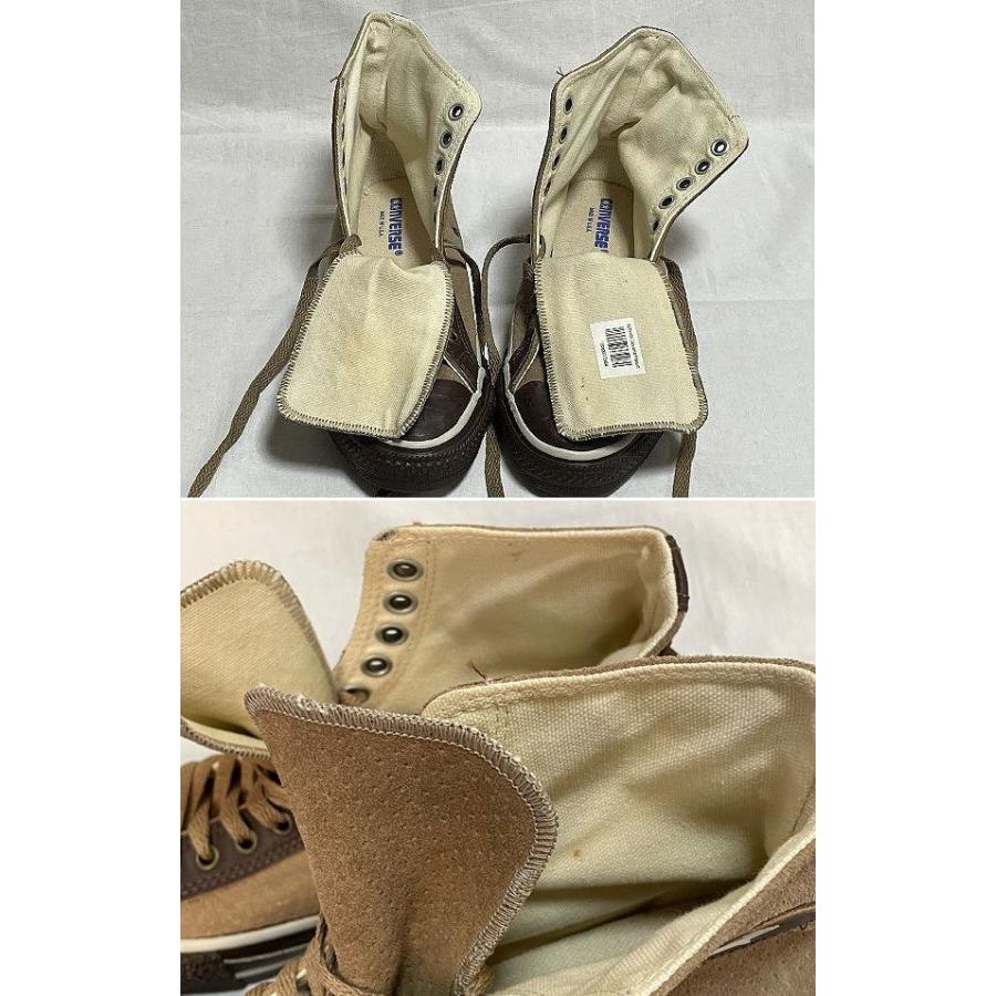 デッドストック ヴィンテージ コンバースオールスター レザー　8.5 27.0 ALL STAR デッドストック 90's 米国製 MADE IN USA ビンテージ