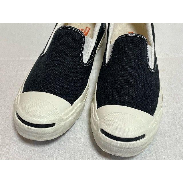 コンバース ビームス CONVERSE BEAMS JACK PURCELL SLIP-ON ジャックパーセル スリッポン 1CJ277 黒 サイズ25.0 [m-0203] | BEAMS | 08