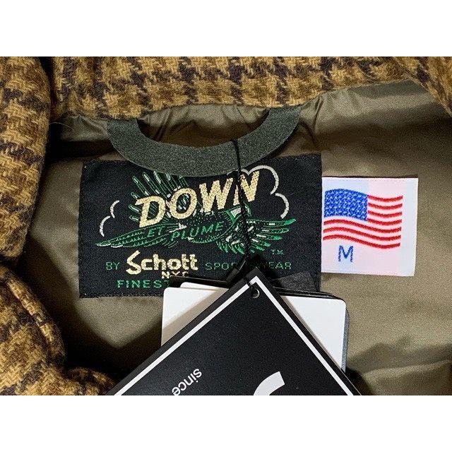 Schott N.Y.C 未使用 ショット ツイードダウンベスト ウール
