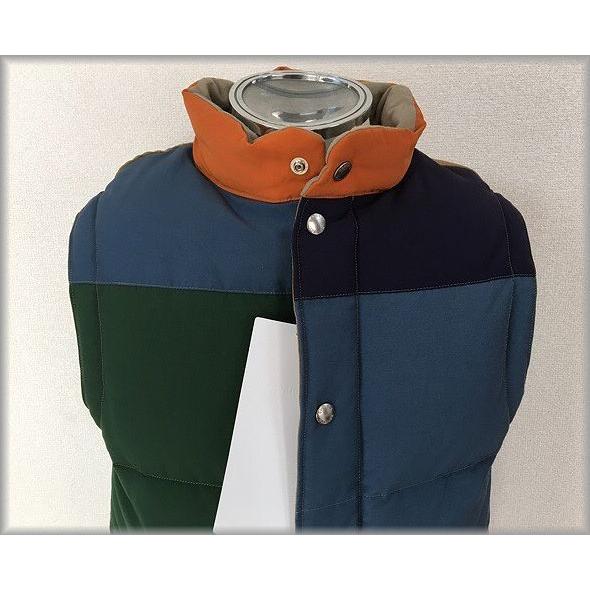 未使用 定価￥54600 SOPHNET. ソフ ダウンベスト マルチカラー 
