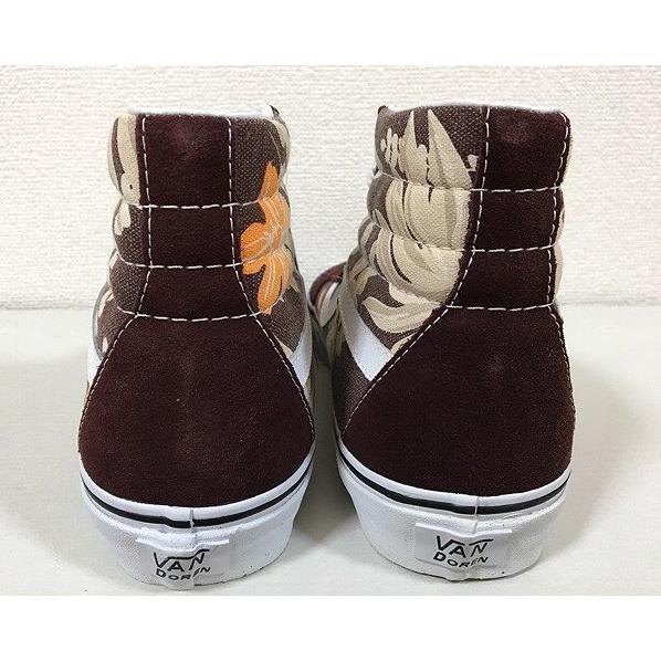 SK8-HI バンズ VANS スケハイ Van Doren マルーン アロハ サイズ27.0