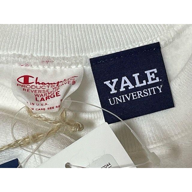 激レア☆チャンピオン YALE イェール大 スエット リバースウィーブ 赤タグ Champion｜リバースウィーブ スウェット クルーネック ユニ