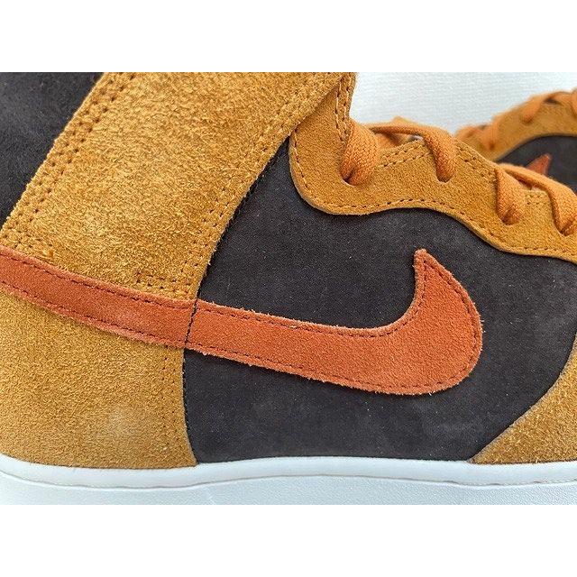 ナイキ ダンク ハイ レトロ プレミアム DD1401-200 26cm 楽天市場】NIKE DUNK HI RETRO PREMIUM DARK CURRY velvet brown