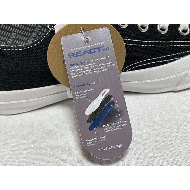 未使用 コンバース CONVERSE ジャックパーセル JACK PURCELL GORE-TEX RH ゴアテックス ブラック REACT HD サイズ23.5 [t-0065] | JACK PURCELL | 07