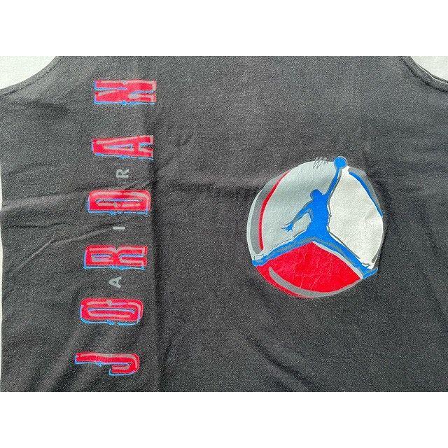 90's 米国製 MADE IN USA ナイキ NIKE ジョーダン AIR JORDAN ジャンプマン タンクトップ ブラック サイズM [ta-0454] | NIKE | 02