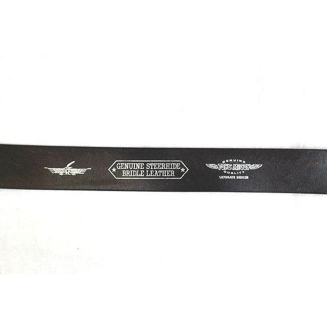 トイズマッコイ TOYS McCOY ベック BECK ベルト レザー ステアハイド ブライドルレザー ダークブラウン サイズ28 全長92cm [ta-0503] | THE REAL McCOY'S | 06