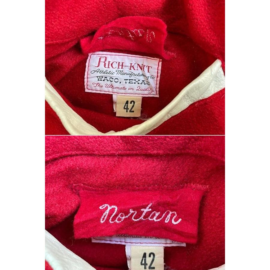 60's 米国製 MADE IN USA RICH-KNIT リッチニット スタジャン 60's 米国製 MADE IN USA RICH-KNIT リッチニット スタジャン