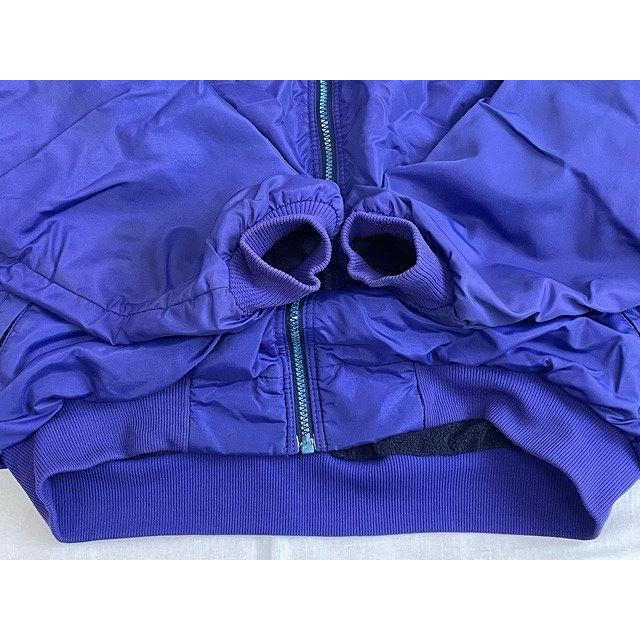 パタゴニア USA製 シェルドキャプリーン Ｌ　紫 ワンポイント　42101 patagonia（パタゴニア） 1991 米国製 シェルドシンチラジャケット