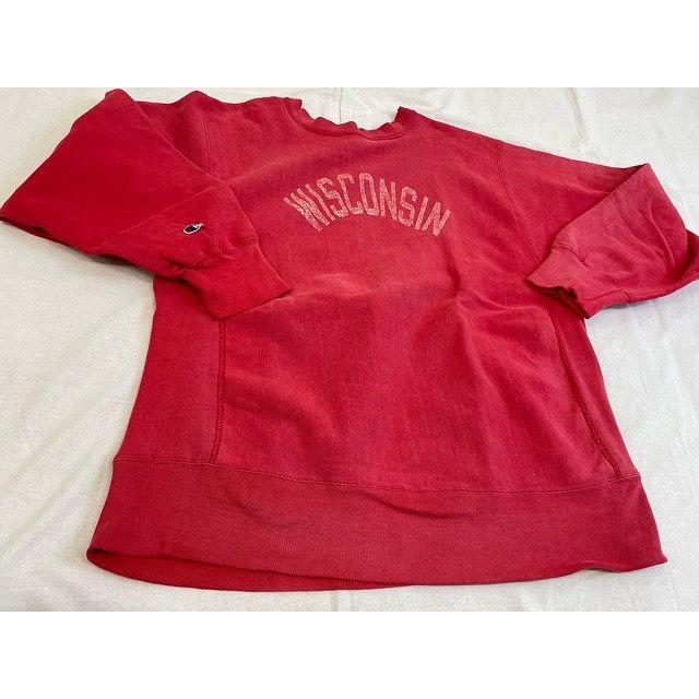 9O'S MADE IN USA CHAMPION リバース ウィーブ レッドＭ REVERSE WEAVE 80's 米国製 チャンピオン リバースウィーブ