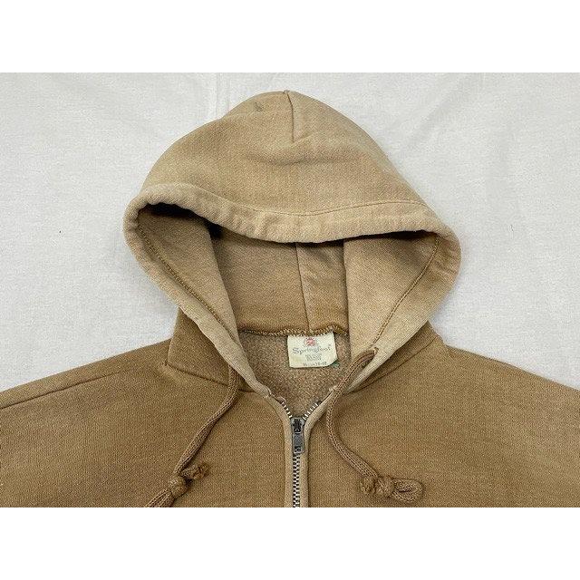 70's ビンテージ スウェット Springfoot フルジップ フーディ ジップ