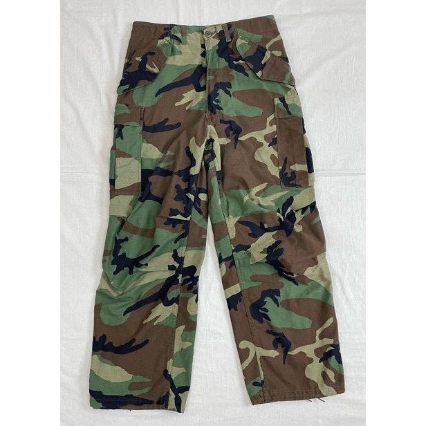 80s 米軍実物　L カーゴパンツ　ミリタリー　ウッドランドカモ　カモフラ　迷彩 楽天市場】90s □ 93年製 米軍実物 ウッドランド カモ 迷彩