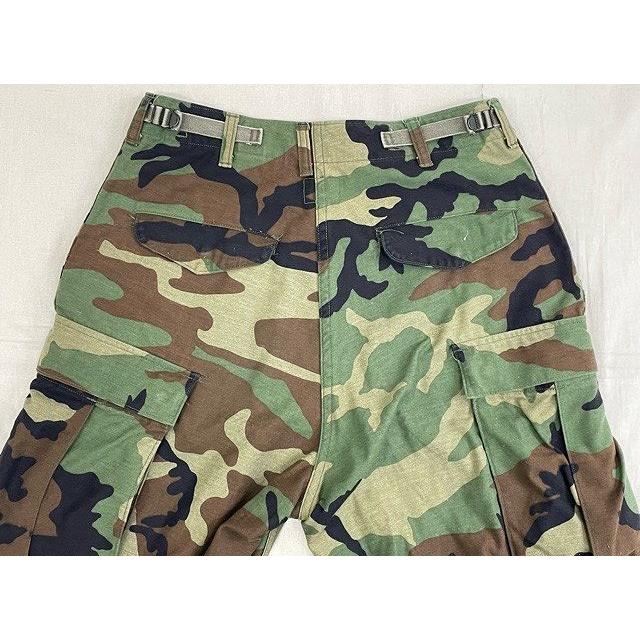 80s M-65 ウッドランドカモ カーゴ パンツ S ミリタリー 迷彩 80's アメリカ軍 M-65 フィールド カーゴパンツ ウッドランド