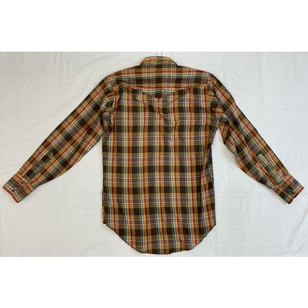 USA製 古着 70's ラングラー ウエスタンシャツ 白 ブラウン 70´s ファッション USA製 古着 70's ラングラー ウエスタンシャツ 白