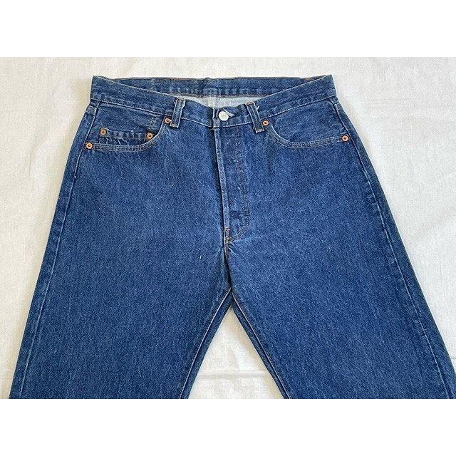 米国製 80's 1983 リーバイス LEVI'S 501 ハチマル 内股シングル 裾チェーンステッチ 表記W34 L34 実寸W80 L86cm [ta-0699]｜highground｜03