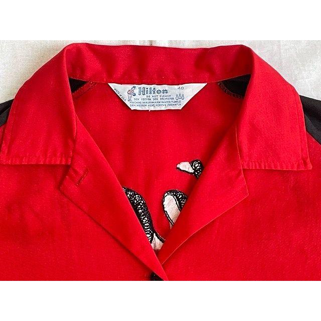 VINTAGE 米国製 MADE IN USA 70's Hilton ヒルトン ボーリングシャツ