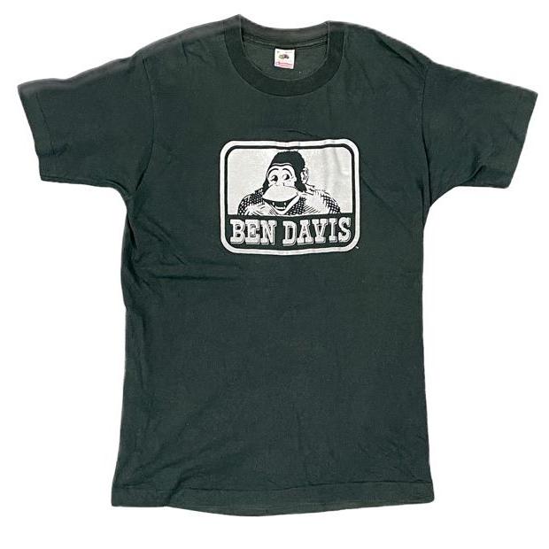 90’s 米国製 MADE IN USA ベンデイビス BEN DAVIS Tシャツ ロゴ ブラック フルーツオブザルーム M [ta