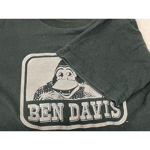 90’s 米国製 MADE IN USA ベンデイビス BEN DAVIS Tシャツ ロゴ ブラック フルーツオブザルーム M [ta