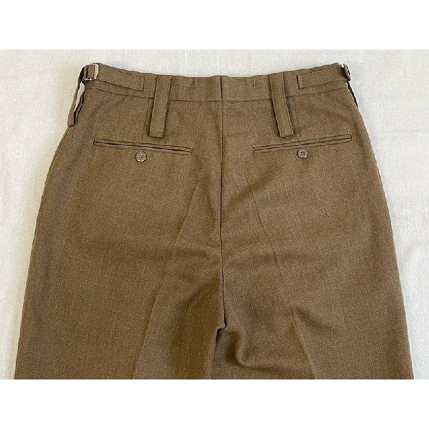 BRITISH ARMY イギリス軍 BARRACK DRESS ARMY ALL RANKS ウール トラウザーズ パンツ ブラウン W84L80 [ta-0761] | MILITARY | 06