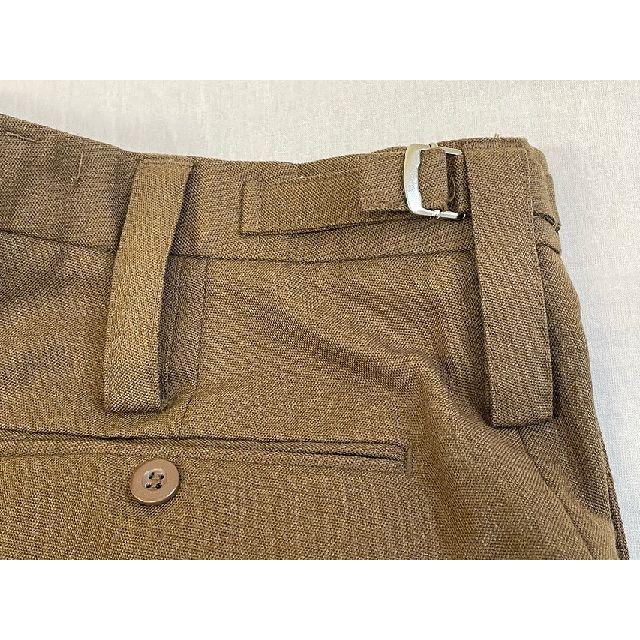 BRITISH ARMY イギリス軍 BARRACK DRESS ARMY ALL RANKS ウール トラウザーズ パンツ ブラウン W84L80 [ta-0761] | MILITARY | 08