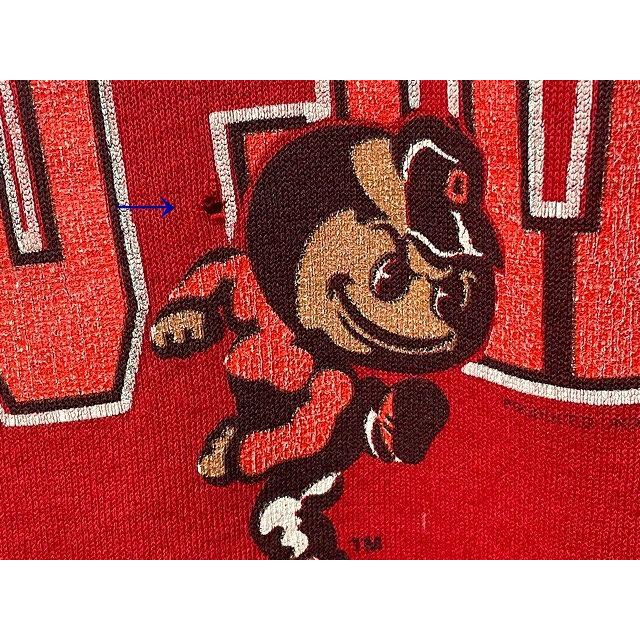 MADE IN USA 90's 米国製 スウェット OHIO STATE BUCKEYS オハイオ