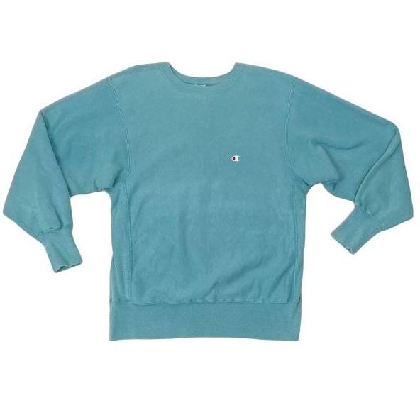 90s USA製 チャンピオン レアカラー ティファニーブルー リバースウィーブ REVERSE WEAVE 90's 米国製 チャンピオン スウェット リバースウィーブ