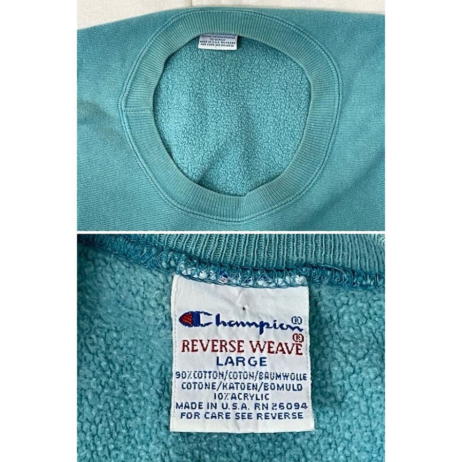 R*様 90s champion reverse weave ティファニーブルー REVERSE WEAVE 90's 米国製 チャンピオン スウェット リバース