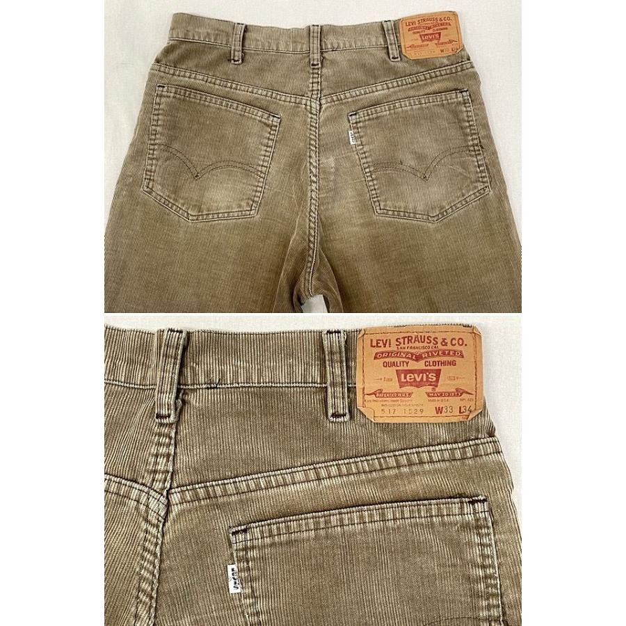Levi'sリーバイス517 80'sブーツカット USA製 ヴィンテージ Levi's（リーバイス） 80's 米国製 LEVI'S 517-1529 コーデュロイ