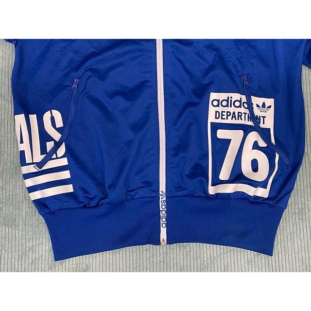 2016 アディダス オリジナルス adidas Logo Track Top AY8625 ジャージ トラックトップ ワッペン ロゴ ブルー 青 L [ta-1010]｜highground｜05