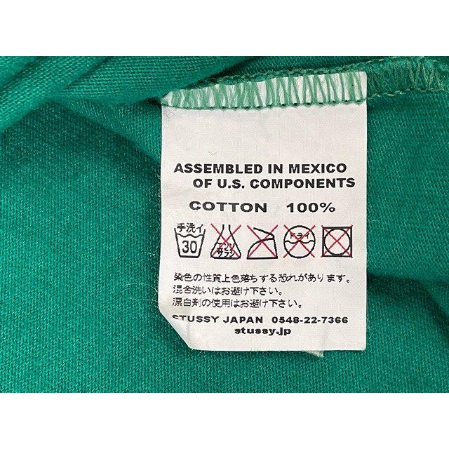 Stussy グリーン Tシャツ　old シャネルロゴ Stussy グリーン Tシャツ old シャネルロゴ